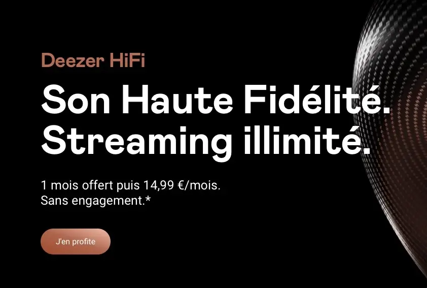 Deezer HiFi est désormais à 14,99€ par mois