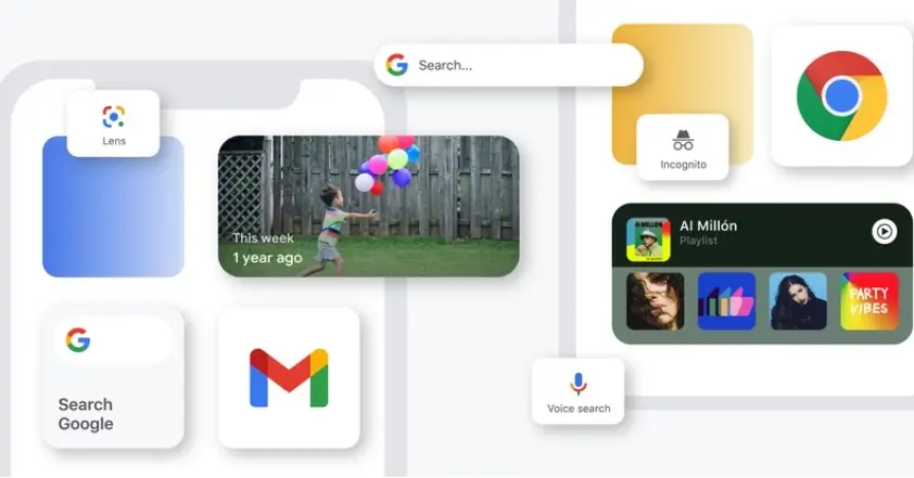 Des widgets iOS14 pour Google Photos et YouTube Music