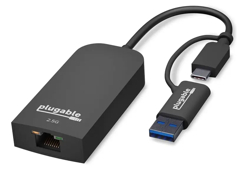 Un adaptateur USB-C vers 2,5 Gigabit Ethernet à 39€ chez Plugable