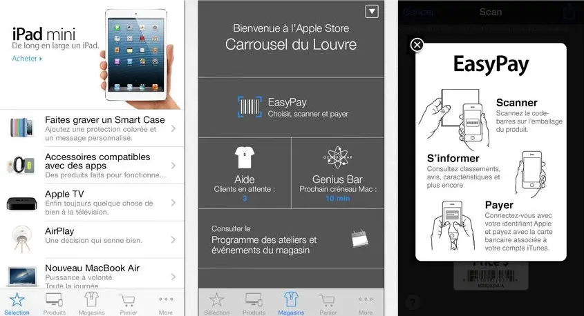 Petite mise à jour pour l'App iPhone Apple Store