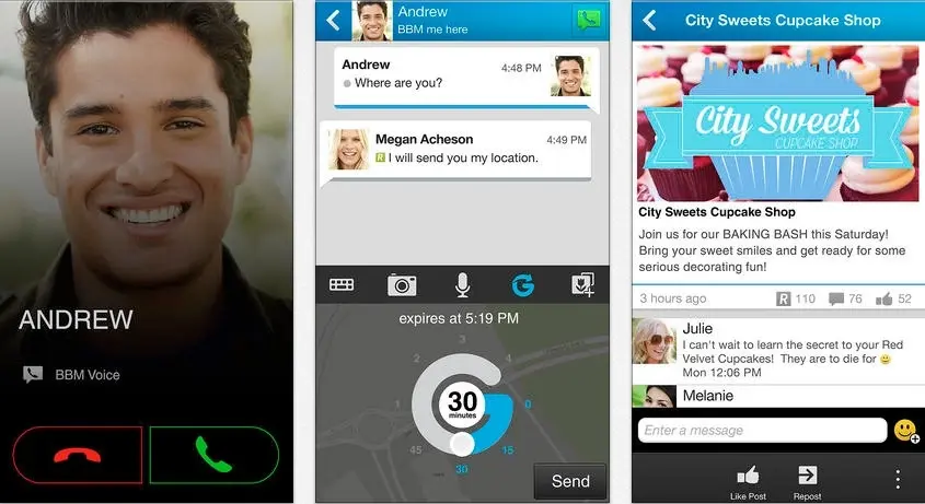 BBM iOS se met aux appels voix et aux canaux de conversation