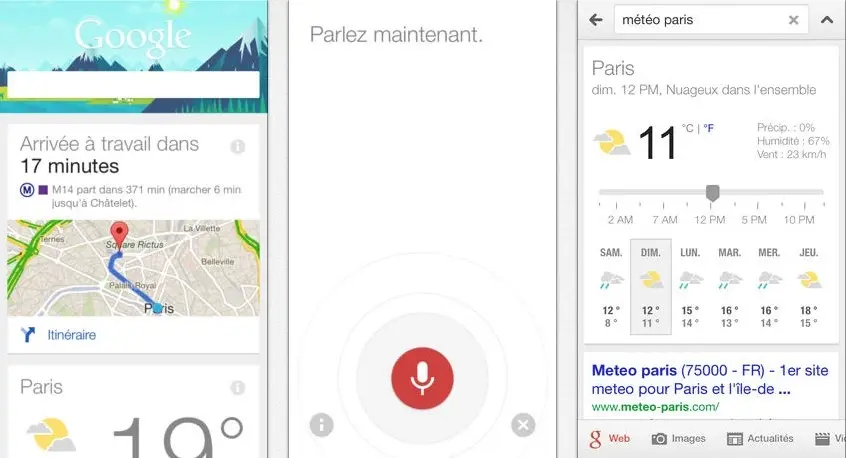 Recherche Google simplifie la recherche vocale et gère les notifications