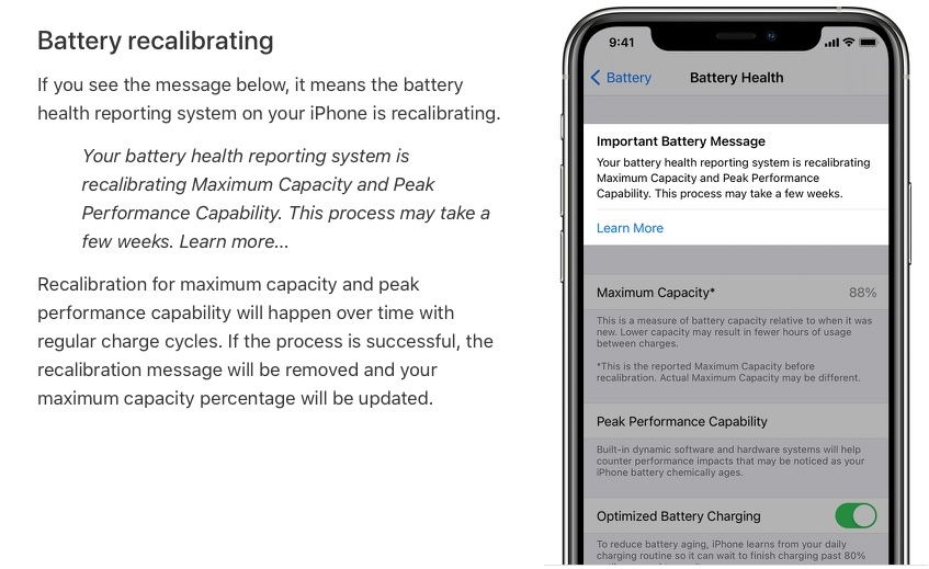 iOS 14.5 : un outil pour étalonner la batterie des iPhone 11/Pro/Max