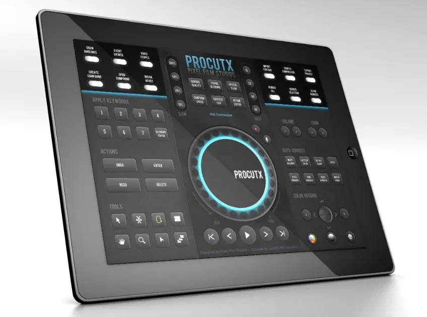 ProCutX, contrôlez FCPX depuis un iPad, est gratuit (au lieu de 21,99 €)