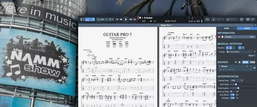 #NAMM2017 : Guitar Pro 7 disponible en version beta