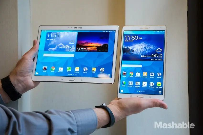 Samsung présente sa Galaxy Tab S, qui se veut en concurrence direct avec l'iPad