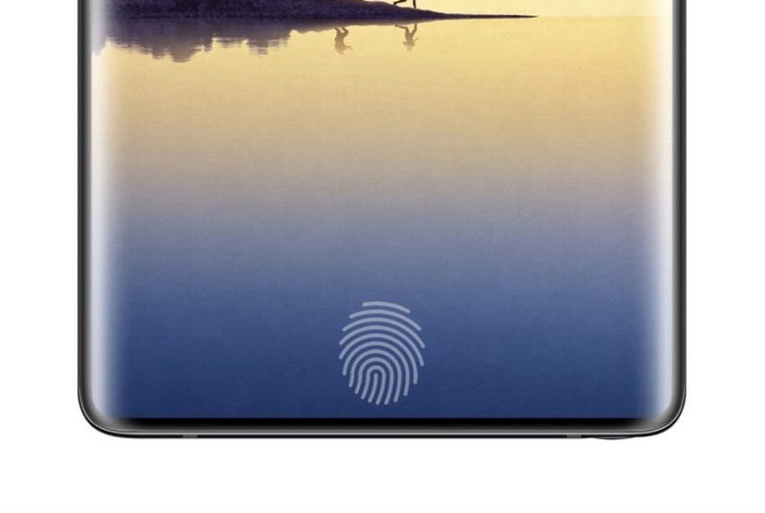 Un lecteur d'empreintes sous l'écran du Galaxy Note9 ?