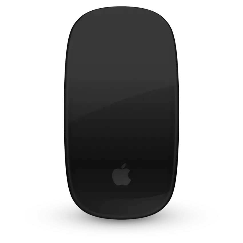 L'image du jour : la Magic Mouse 2 et le Magic Trackpad 2 en version noire dans High Sierra