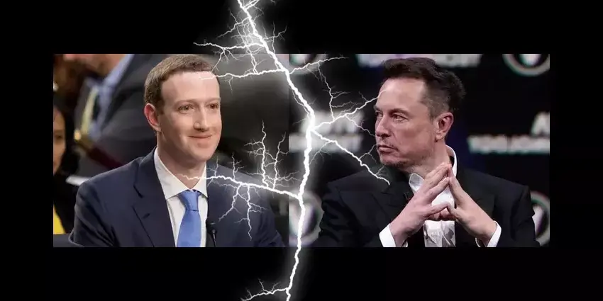 Elon Musk Mark Zuckerberg Meta Twitter X