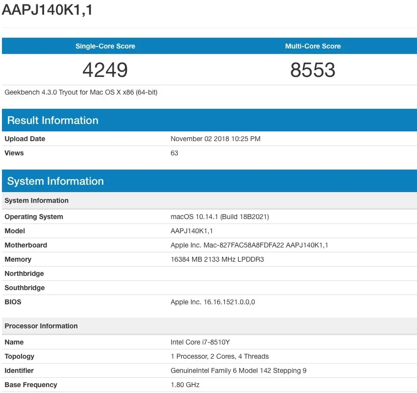 Apple aurait envisagé un MacBook Air doté d'un i7 à 1,8 GHz