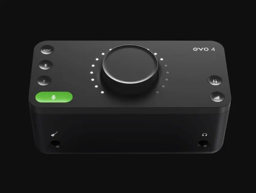 Test express Audient EVO 4 : une interface audio compacte simplifiant l'enregistrement