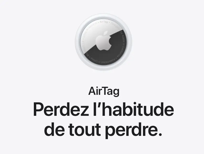 Apple présente enfin les AirTags : 35€ l'unité, 119€ les 4, disponible le 30 avril