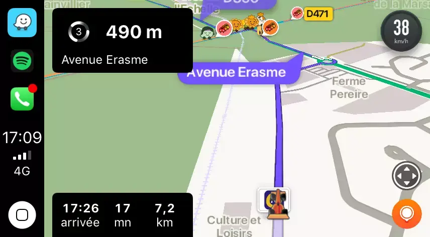 Waze affiche enfin la vitesse en temps réel sur CarPlay !