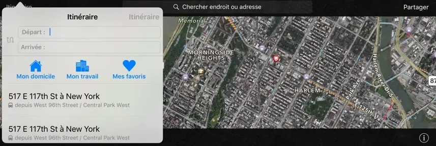 Plans sur iOS 9 : les transports sont (presque) de retour et les suggestions sont plus intelligentes