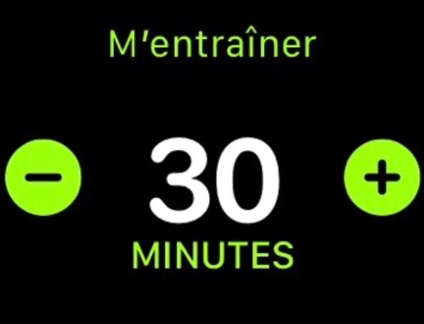 watchOS 7 permet de modifier les objectifs