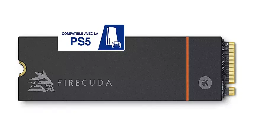 Le SSD Seagate FireCuda 530 1 To avec dissipateur pour PS5 à 135€ (-42€), son meilleur tarif