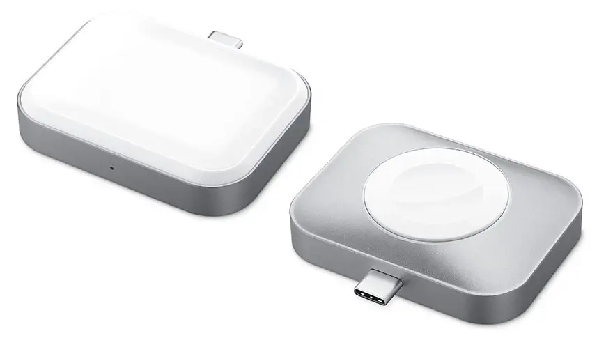 Satechi : un chargeur compact USB-C réversible pour Apple Watch et AirPods