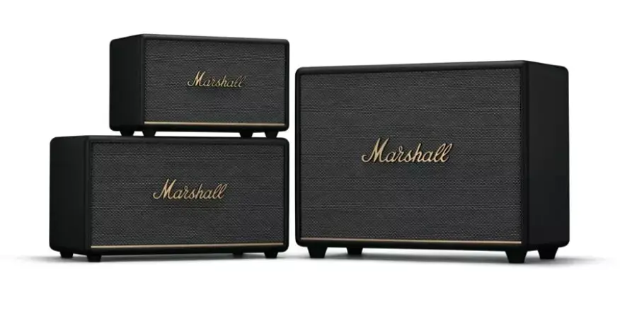 Marshall présente ses enceintes Bluetooth Acton III, Stanmore II et Woburn III