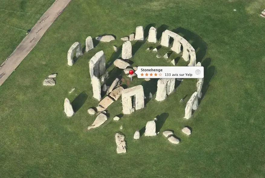 Apple a ajouté Stonehenge à FlyOver. Regardez bien dans votre ville/région !