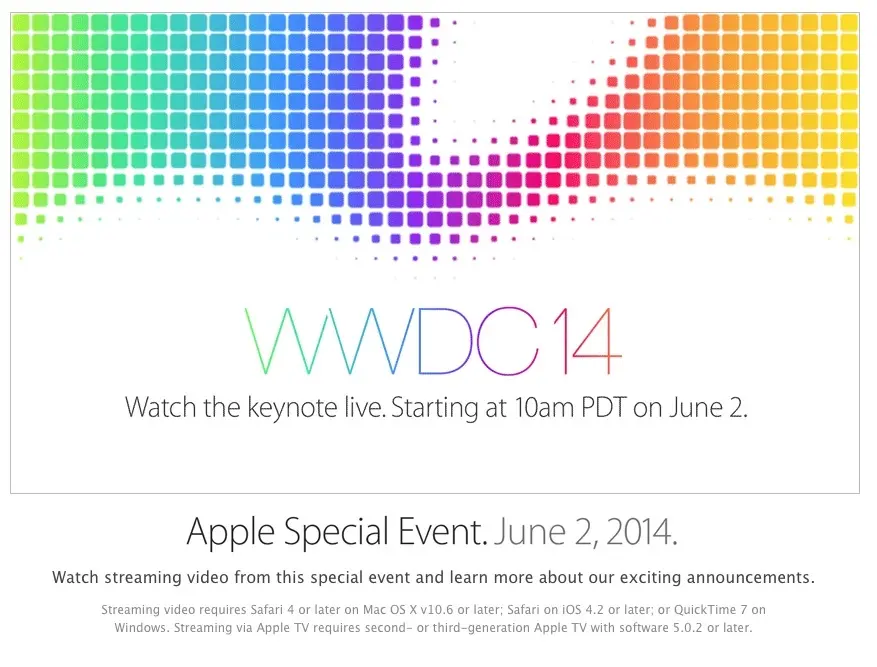 Apple va diffuser la keynote de la WWDC en direct !