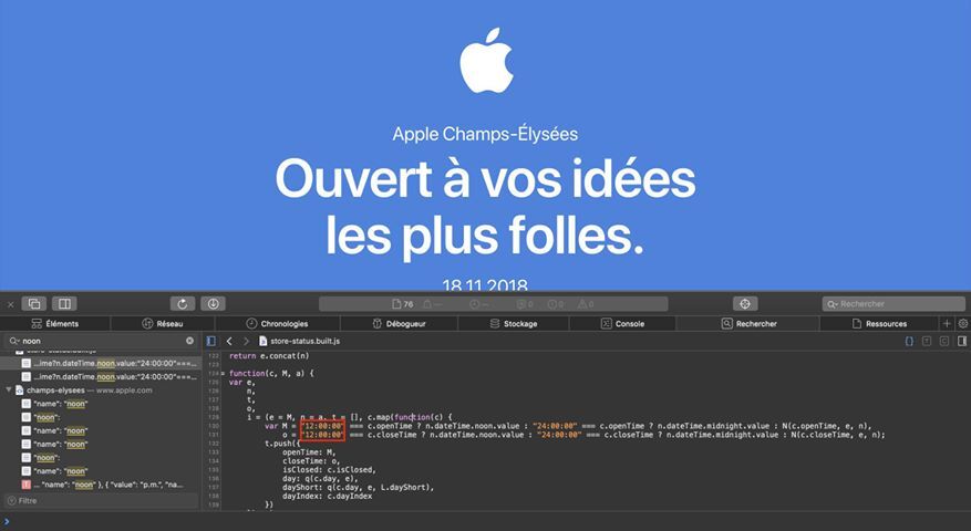 L'Apple Store des Champs-Elysées ouvrirait ses portes... à midi ? (le 18/11) MAJx2