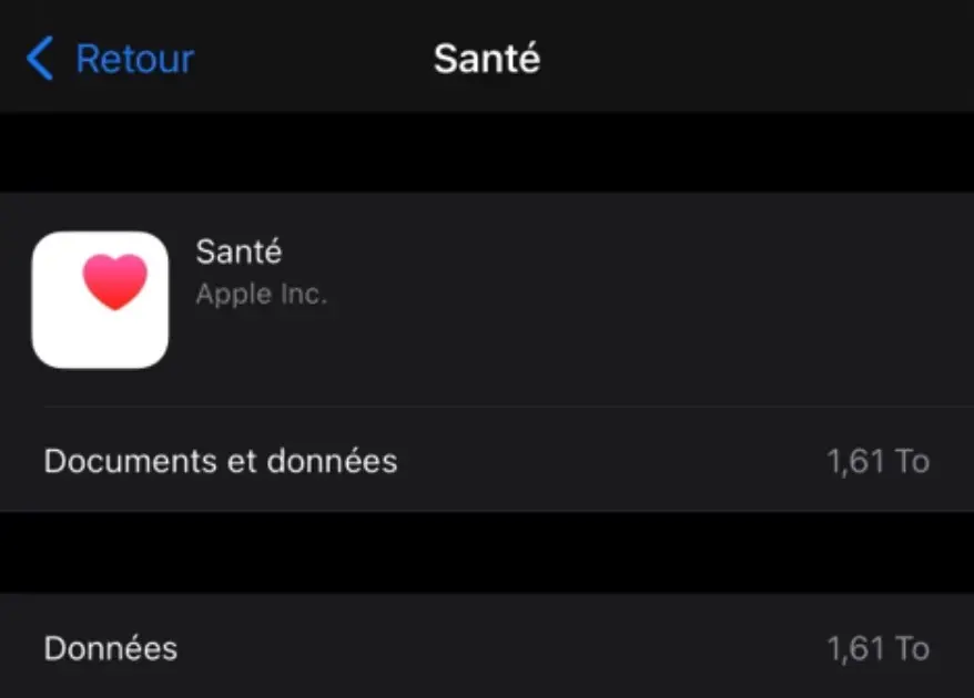 iOS 14 fait prendre de l'embonpoint à Santé