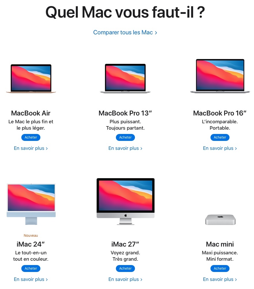 "Pourquoi choisir le Mac" : Cupertino met en avant les avantages de ses machines