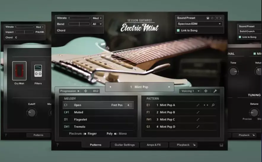 Electric Mint : un instrument virtuel au son de Stratocaster de 1960 chez Native Instruments 