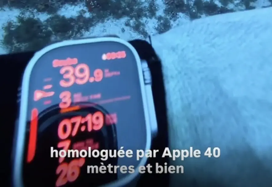 &Eacute;cran noir et punition de 48h&nbsp;: il pousse l'Apple Watch Ultra 3 au-del&agrave; de la limite interdite