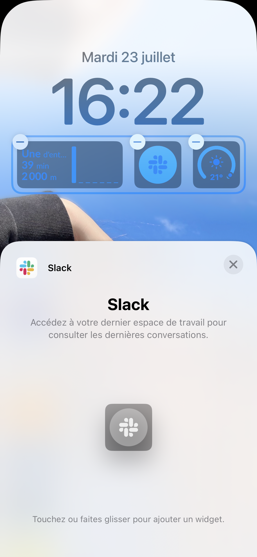 Slack fait le plein de widgets sur l'iPhone !