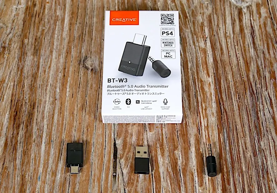 Test express du dongle Bluetooth audio USB-C Creative BT-W3 avec sélecteur de codec