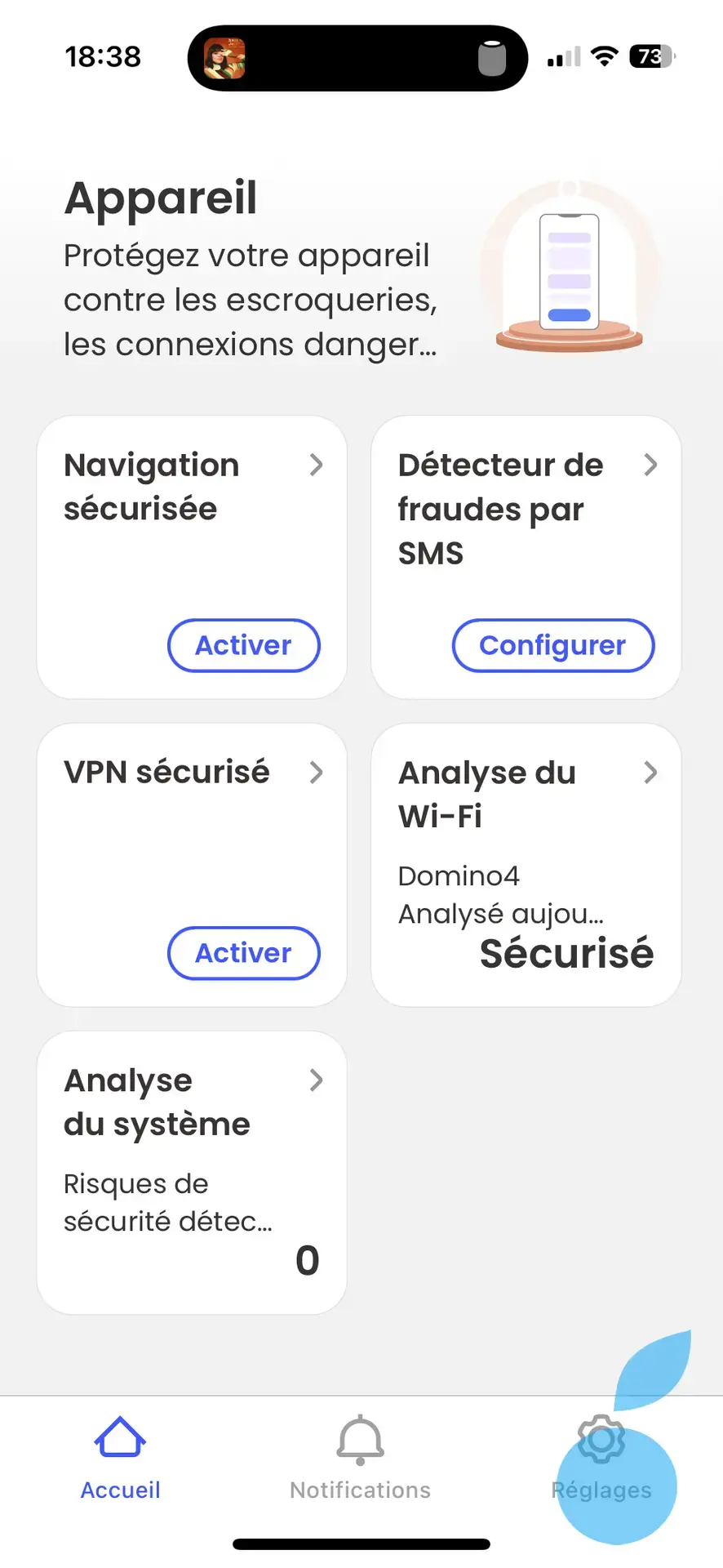 McAfee app iPhone iOS