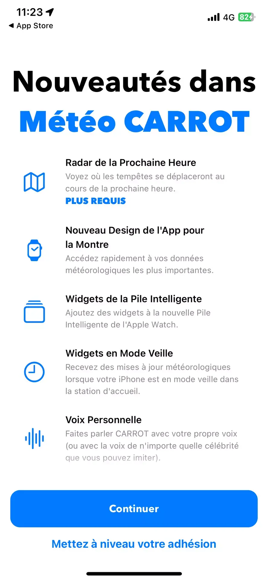 L'app Carrot Weather se prépare à l'iPhone 15 (et se met au français)