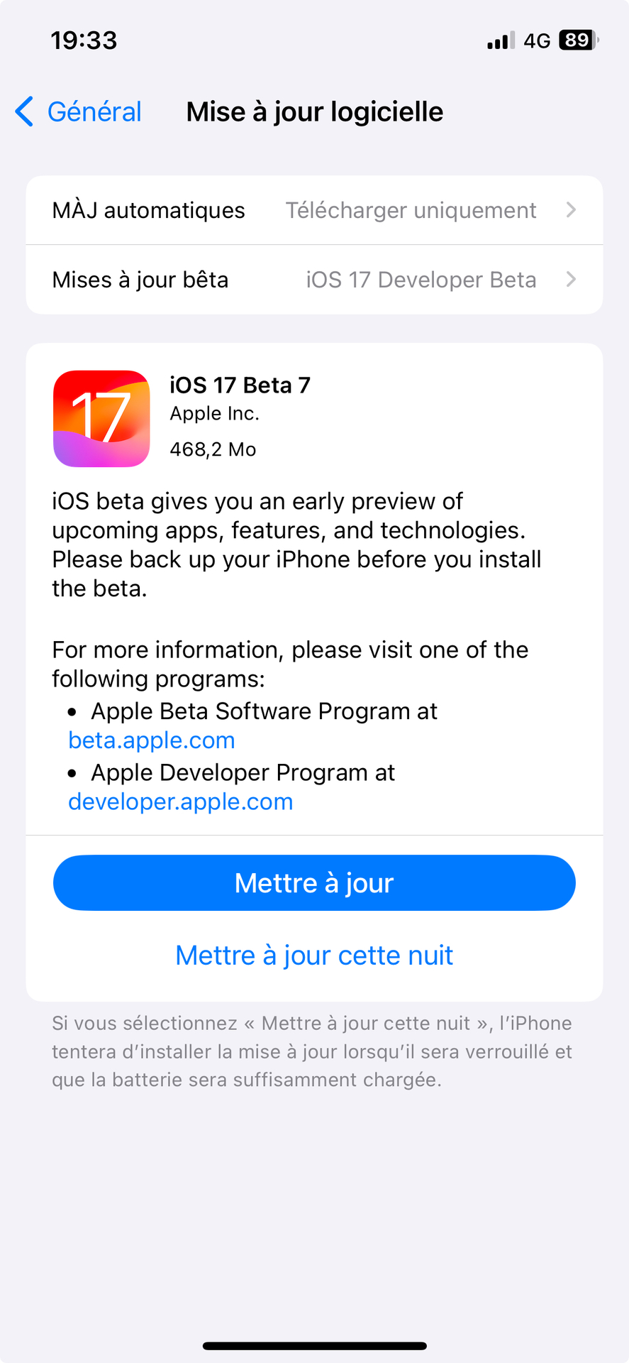 De nouvelles bêtas pour iOS 17, iPadOS 17, watchOS 10, tvOS 17 et macOS Sonoma