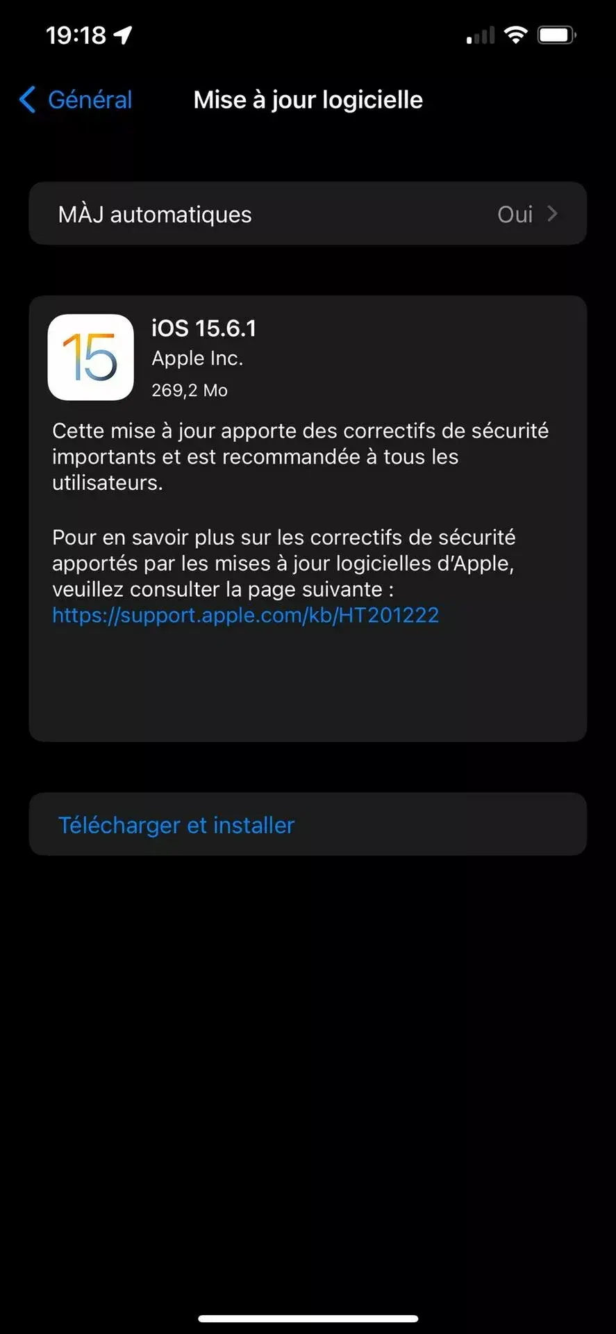 Mises à jour de sécurité pour iOS 15.6.1, iPadOS 15.6.1, macOS 12.5.1 et watchOS 8.7.1 