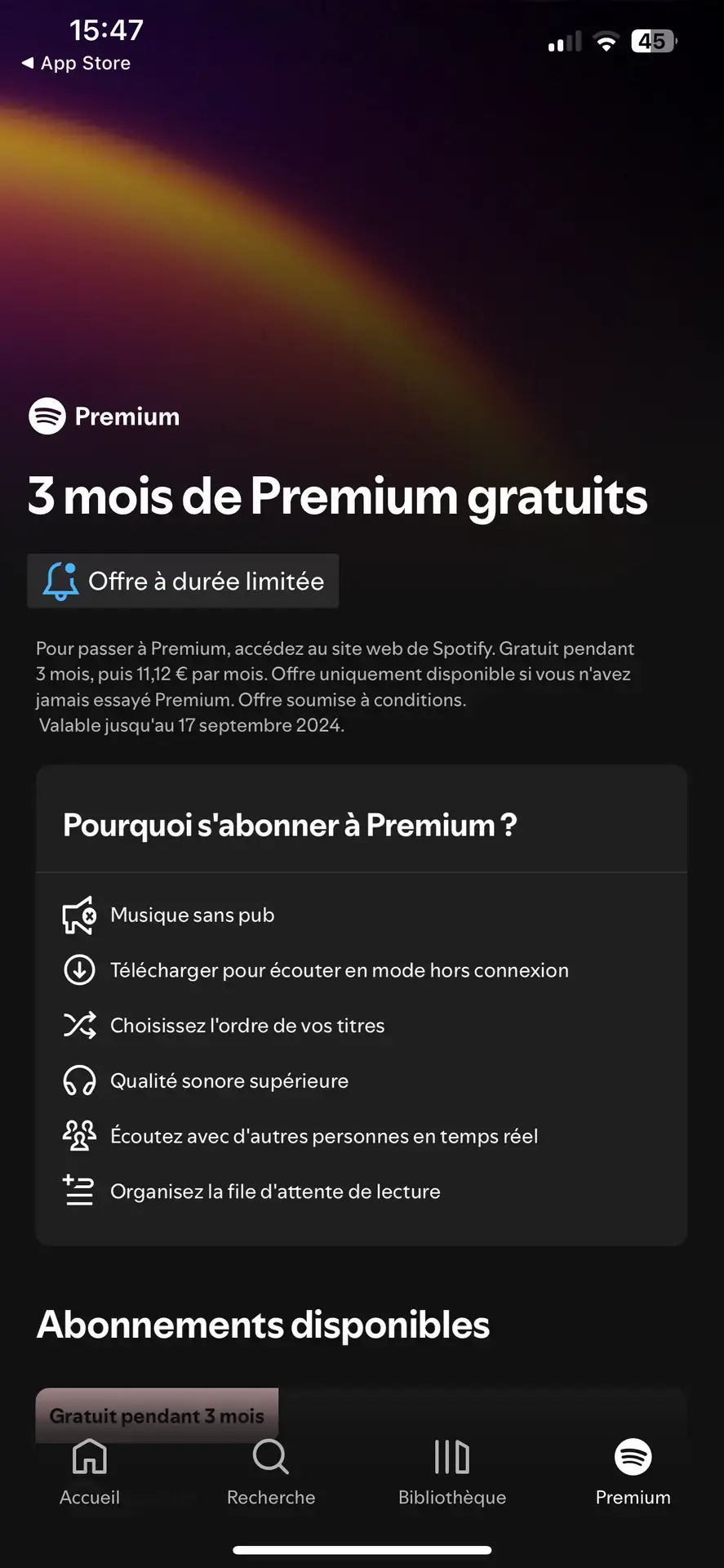 Apple permet à Spotify d'inclure ses tarifs dans son app (mais à quel prix !)