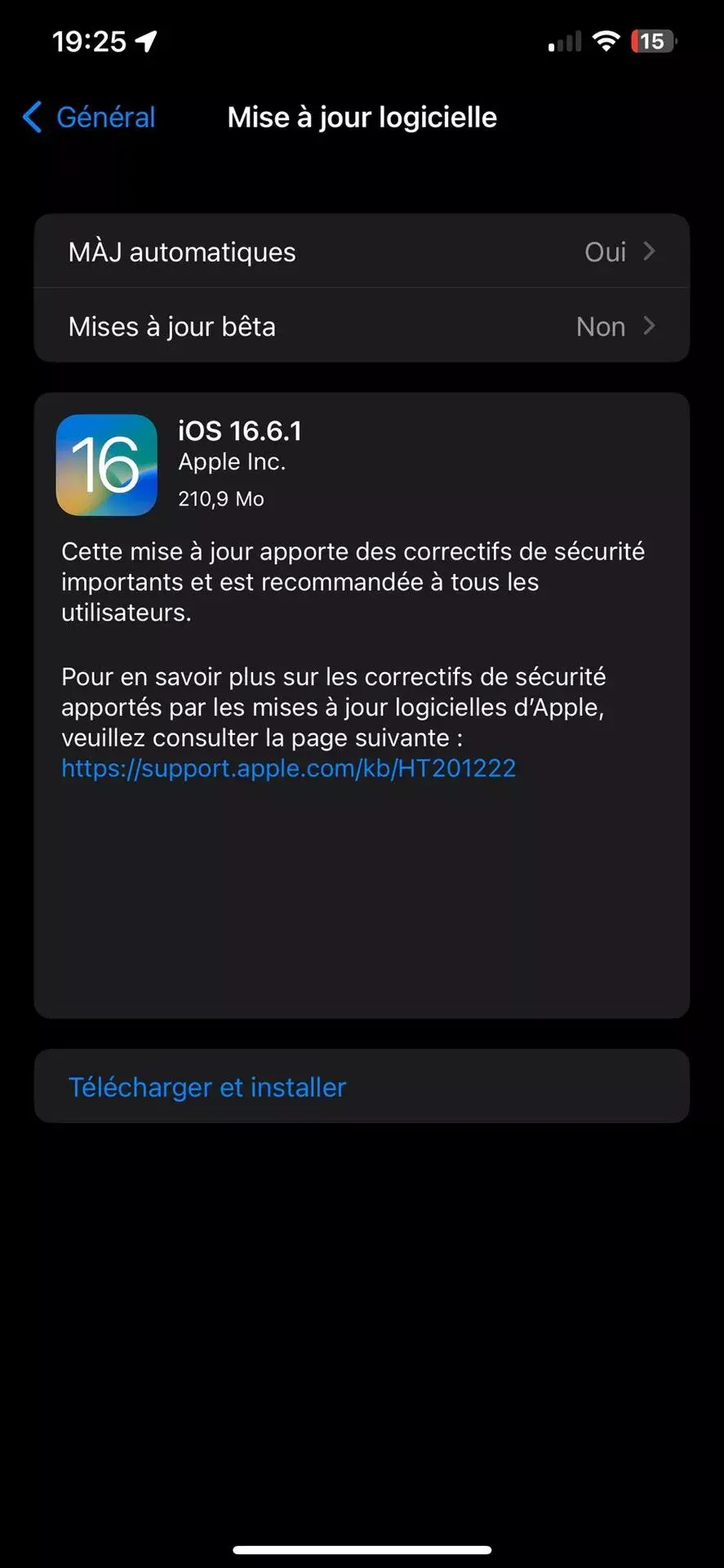 Mise à jour de sécurité pour macOS Ventura, iOS 16, iPadOS 16 et watchOS 9 !