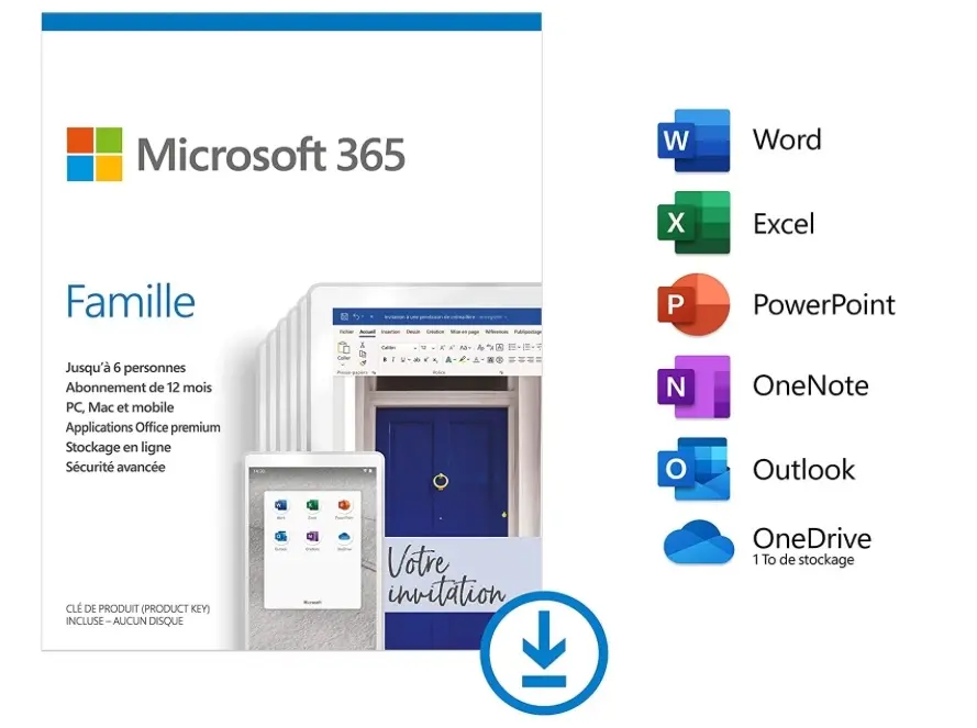 Promos : 1 an de Microsoft 365 Famille (6 postes) à 54€, chargeur sans fil Anker à 13€