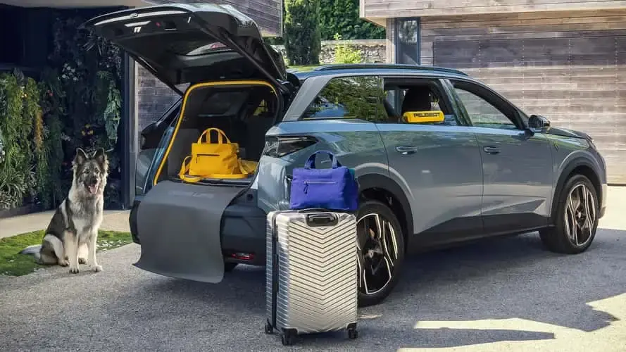 Peugeot d&eacute;voile un e-5008 pens&eacute; pour les chiens, avec s&egrave;che-poils int&eacute;gr&eacute;