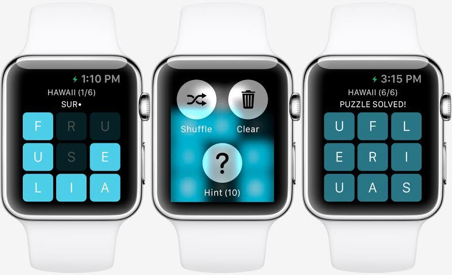 Le jeu Letterpad nous montre à quoi il va ressembler sur Apple Watch