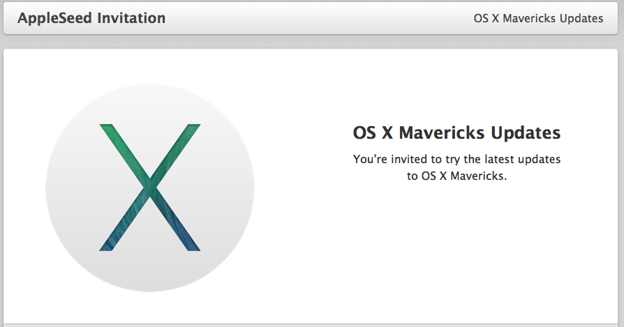 OS X 10.9.1 de sortie pour les développeurs