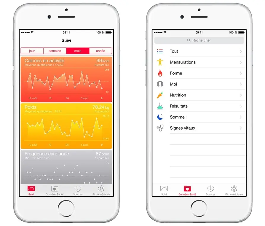 Deux sociétés américaines travailleraient sur l'intégration d'HealthKit