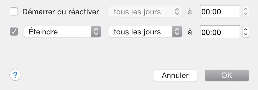 Astuce : programmer une extinction (ou un redémarrage) de son Mac à l'heure dite
