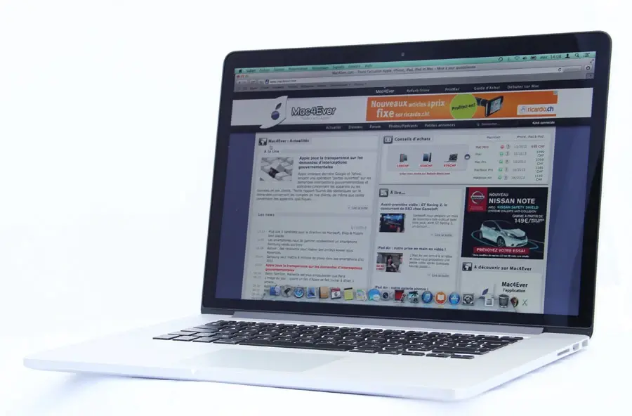 MacBook Pro retina 15" 2013 : le test complet de Mac4Ever !