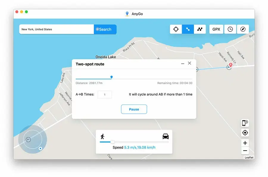 iToolab AnyGo simule une position GPS sur iPhone (bon plan : 40% de réduction !)