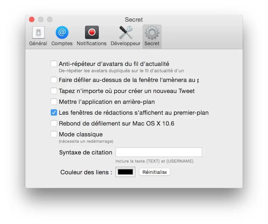 Astuce : accéder aux réglages cachés de Twitter sur Mac (vidéo)