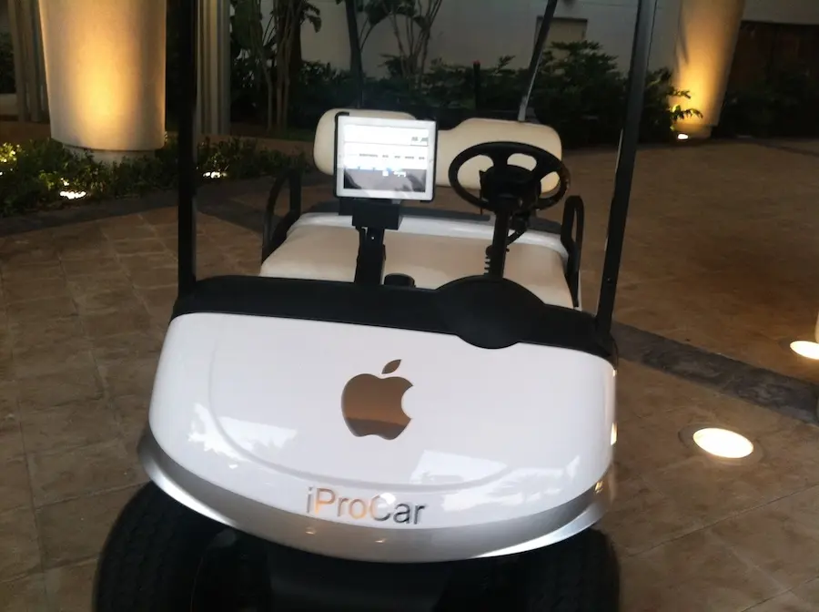 Insolite : voici la voiturette de golf signée Apple