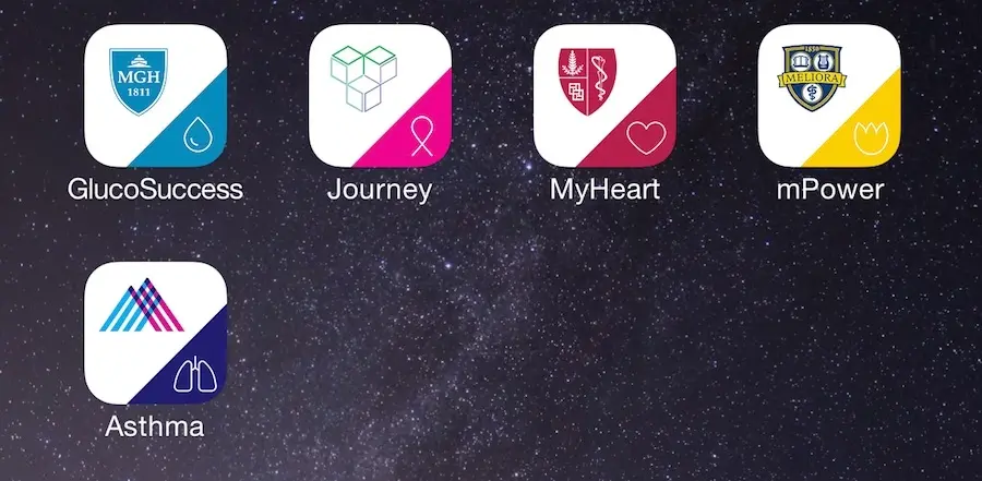 Les premières apps basées sur ResearchKit sont disponibles