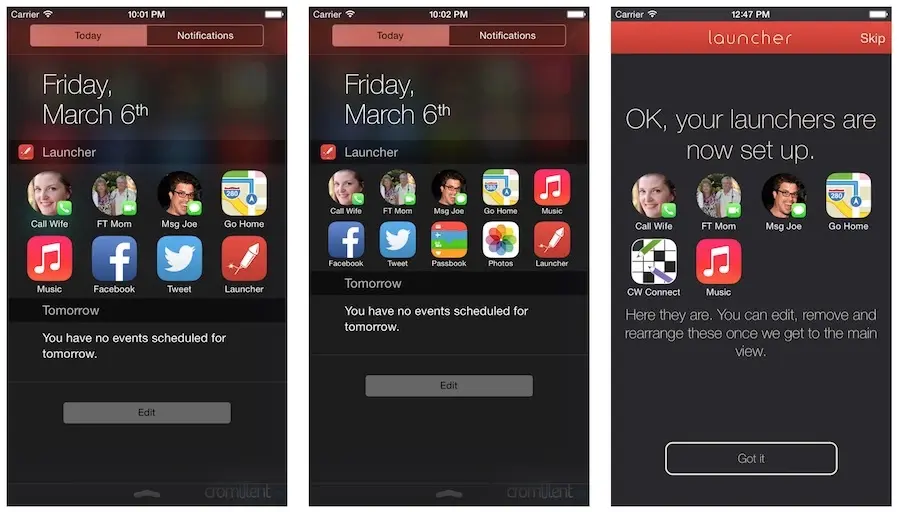 Les raccourcis de Launcher sont de retour sans concession sur iOS