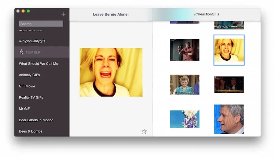 GIFs : une application (gratuite) indispensable pour trouver des GIF sur Mac